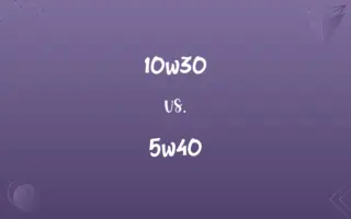 10w30 vs. 5w40