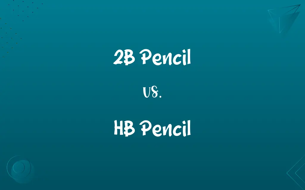 2B Pencil vs. HB Pencil