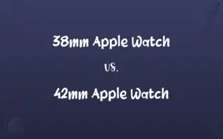 38mm Apple Watch vs. 42mm Apple Watch