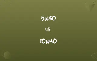 5w30 vs. 10w40