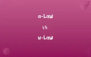 a-Law vs. u-Law