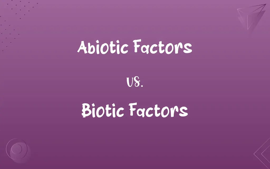 Abiotic Factors vs. Biotic Factors