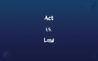 Act vs. Law