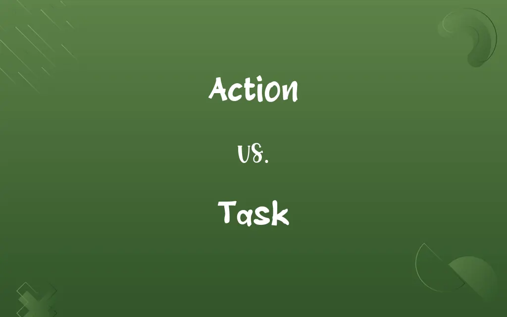 Action vs. Task