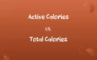 Active Calories vs. Total Calories