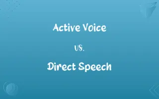 Active Voice vs. Direct Speech