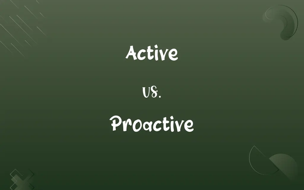 Active vs. Proactive