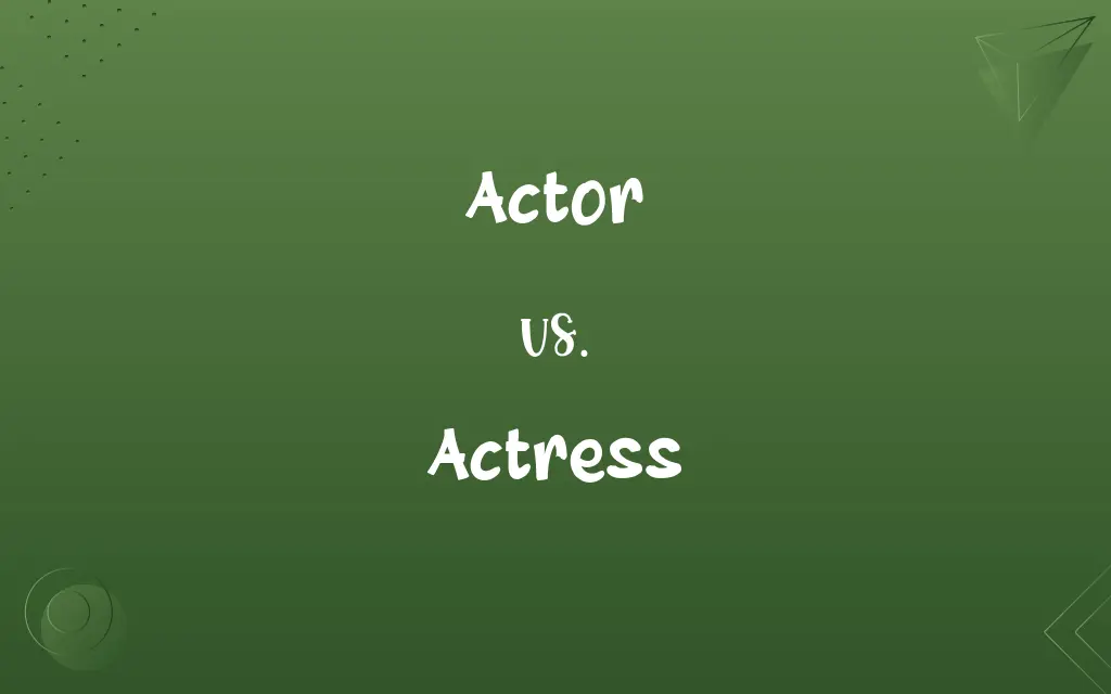 Actor vs. Actress