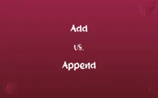 Add vs. Append