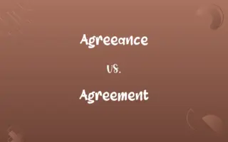 Agreeance vs. Agreement