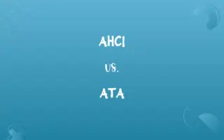 AHCI vs. ATA
