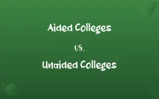 Aided Colleges vs. Unaided Colleges