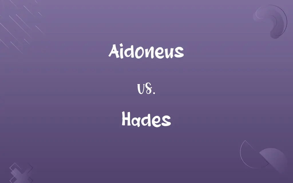 Aidoneus vs. Hades
