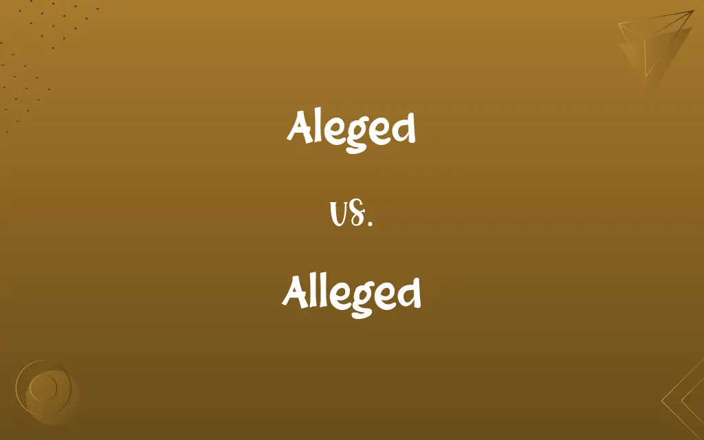 Aleged vs. Alleged
