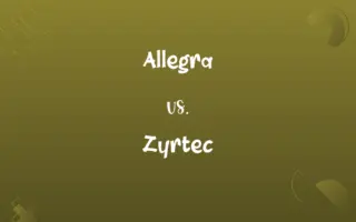 Allegra vs. Zyrtec