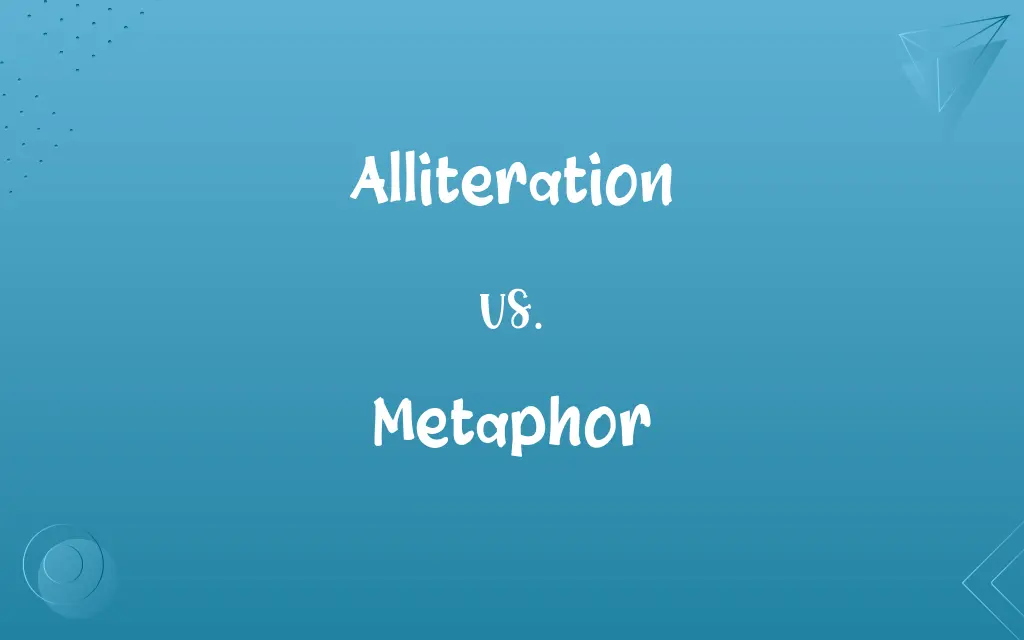 Alliteration vs. Metaphor