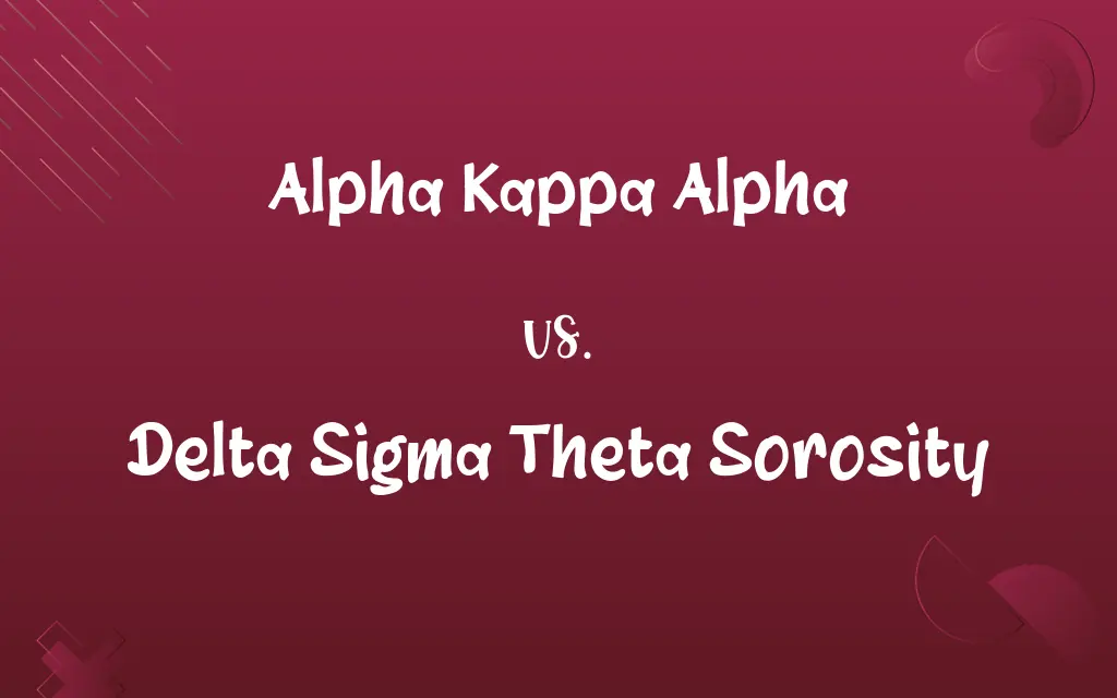 Alpha Kappa Alpha vs. Delta Sigma Theta Sorosity