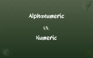 Alphanumeric vs. Numeric