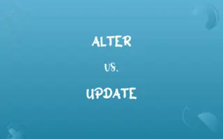 ALTER vs. UPDATE