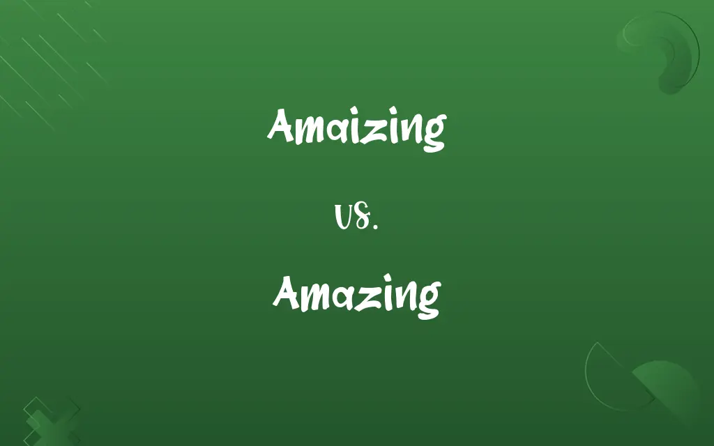 Amaizing vs. Amazing
