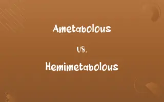 Ametabolous vs. Hemimetabolous