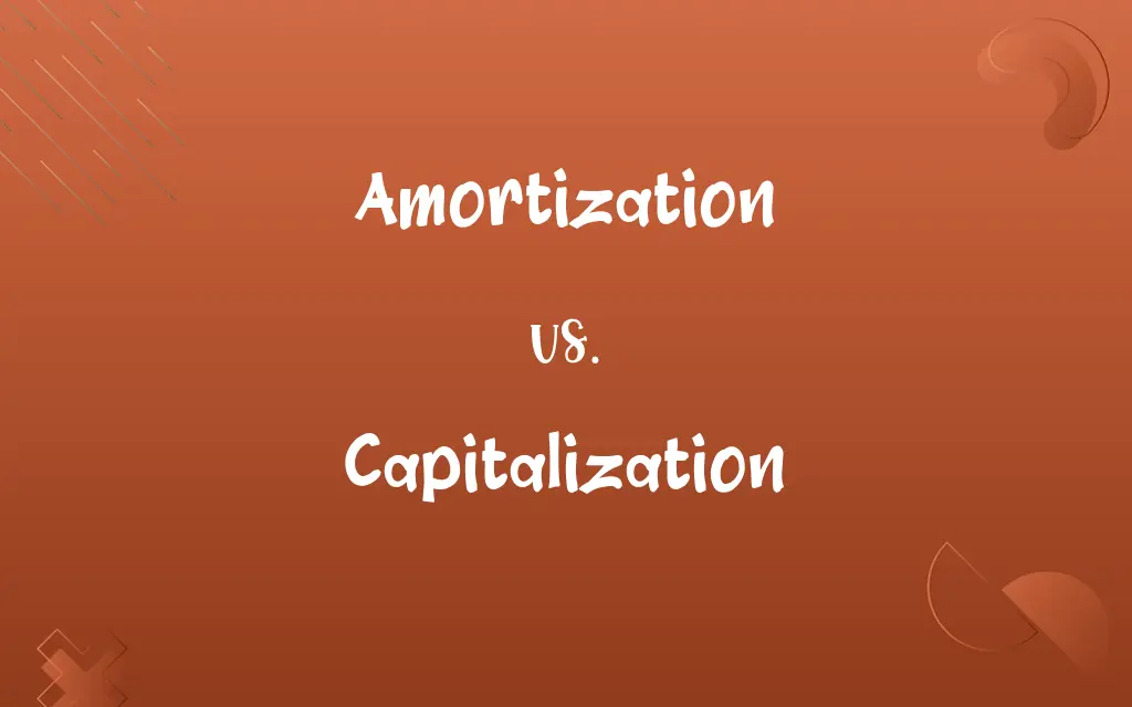 Amortization vs. Capitalization