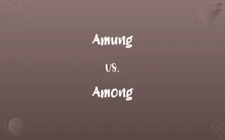 Amung vs. Among