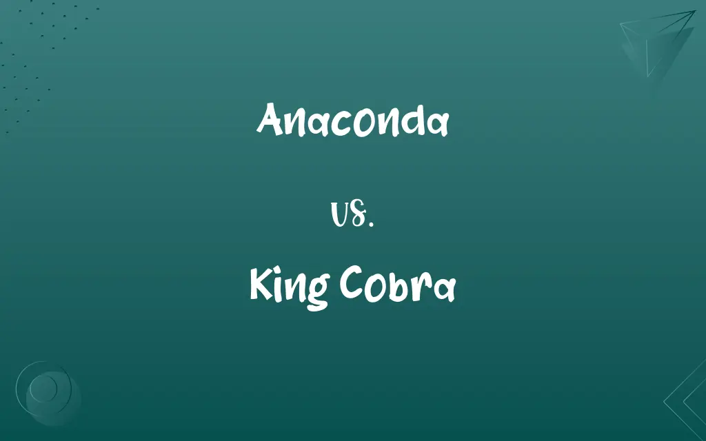 Anaconda vs. King Cobra