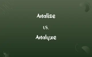 Analise vs. Analyze
