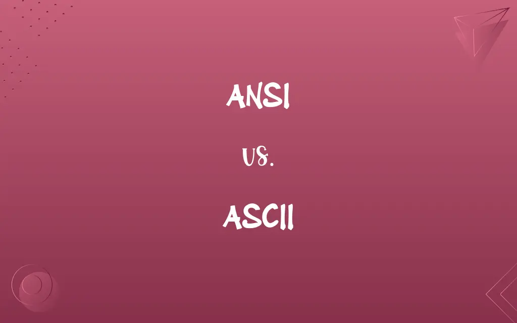 ANSI vs. ASCII