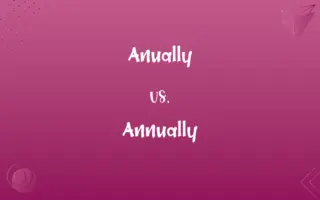 Anually vs. Annually