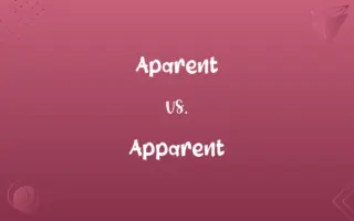 Aparent vs. Apparent