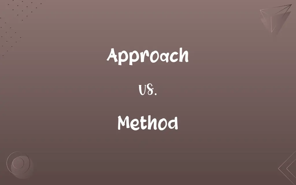 Approach vs. Method