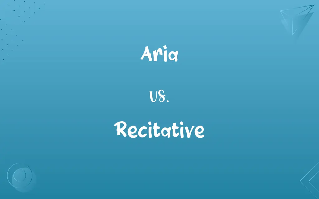Aria vs. Recitative