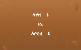 Arn’t vs. Aren’t