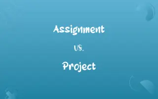 Assignment vs. Project