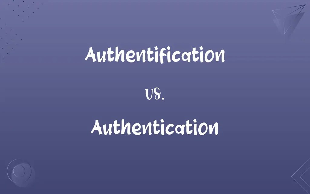 Authentification vs. Authentication