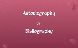 Autobiography vs. Bibliography