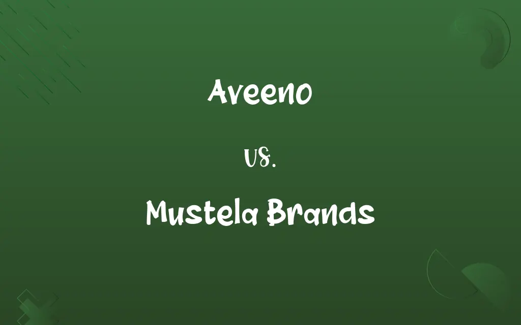 Aveeno vs. Mustela Brands