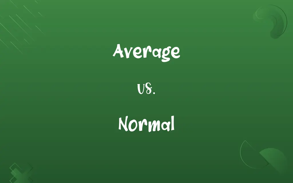 Average vs. Normal