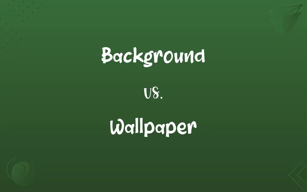 Background vs. Wallpaper