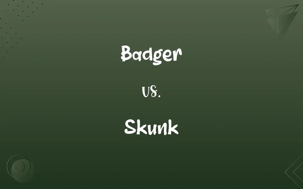 Badger vs. Skunk