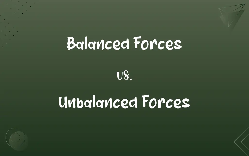 Balanced Forces vs. Unbalanced Forces