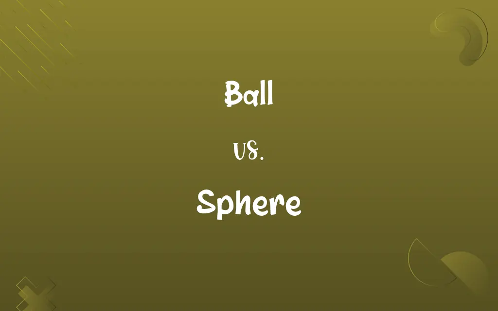 Ball vs. Sphere