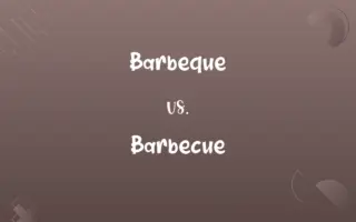 Barbeque vs. Barbecue