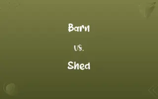 Barn vs. Shed