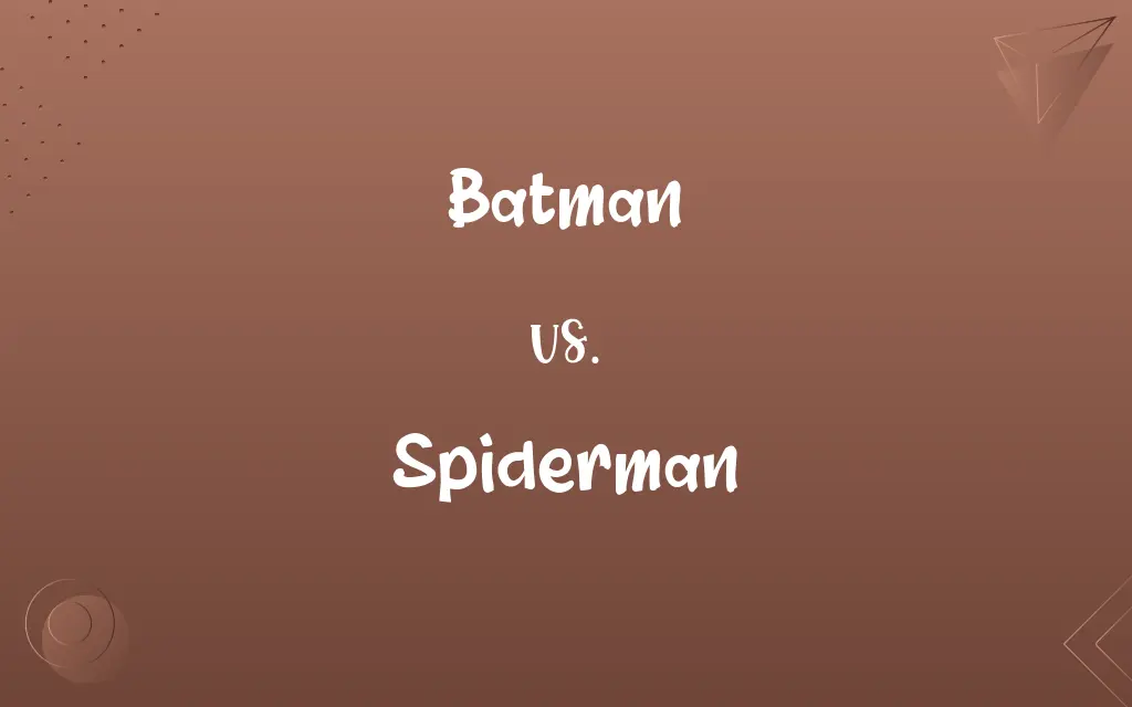 Batman vs. Spiderman