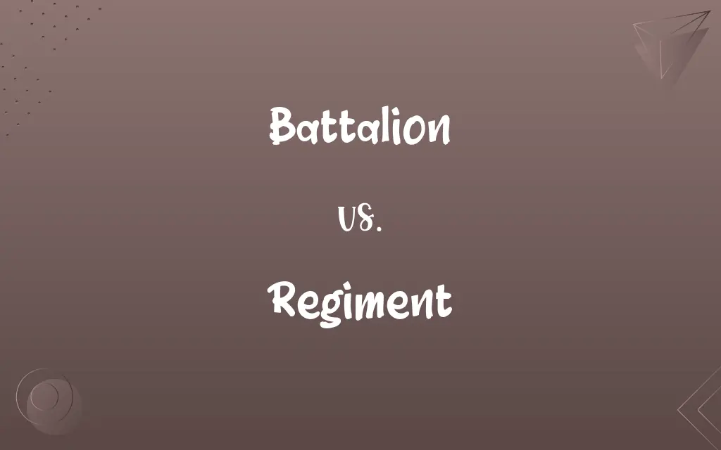 Battalion vs. Regiment