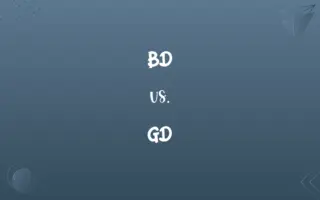 BD vs. GD
