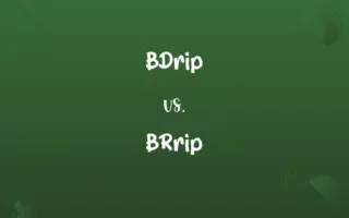 BDrip vs. BRrip